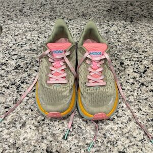 Free People X Hoka Clifton 8’s. Size 6.5B. Worn 3 times.